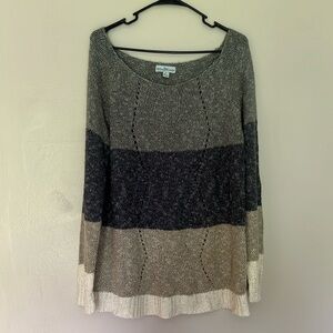 Multicolor sweater, size large